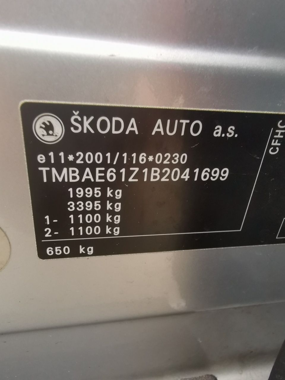 Motor 2.0 103kw CFHC Skoda Octavia 2 vw Touran passat