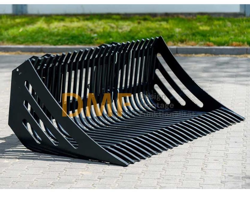 Каменна кофа за трактор и челен товарач