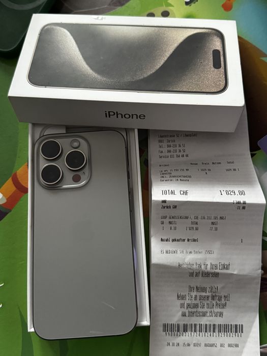 Iphone 15 pro 256 gb
