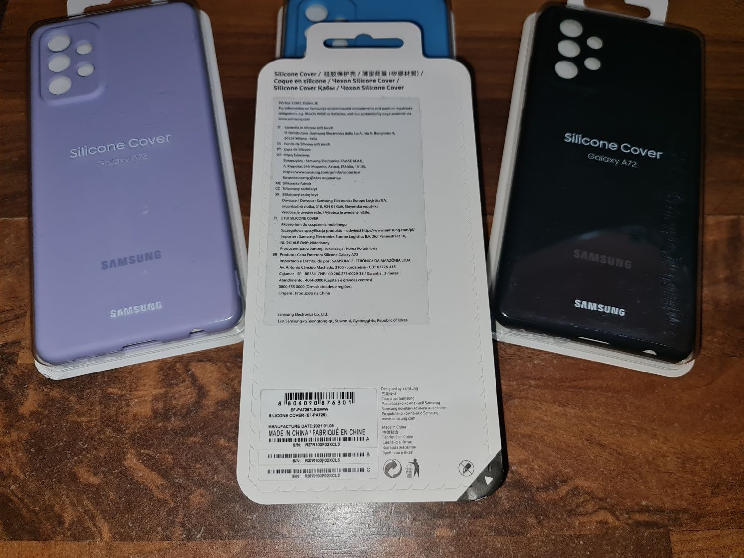 Husa silicon originala Samsung Silicone Cover Galaxy A72 A725
