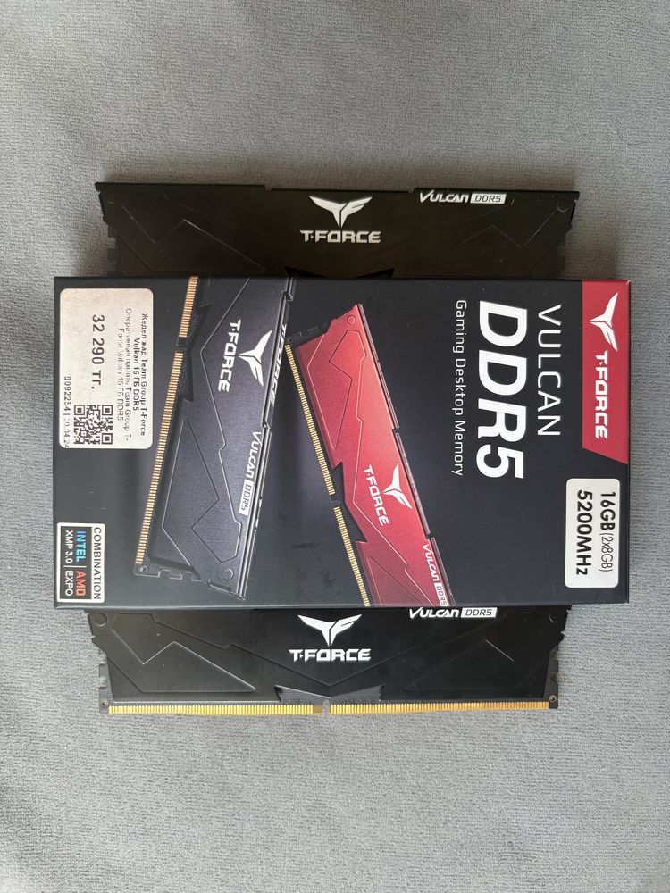 Оперативная память DDR5 8x2=16 gb