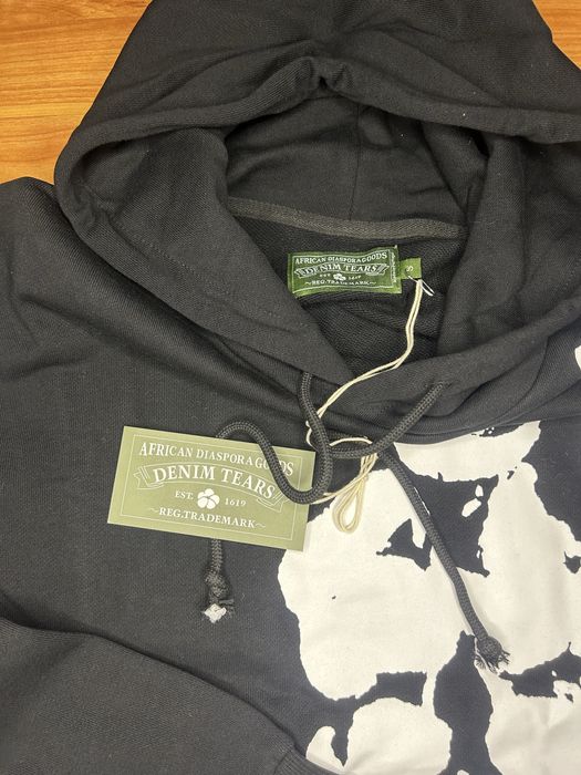 Hanorac Denim Tears Gri / Negru
