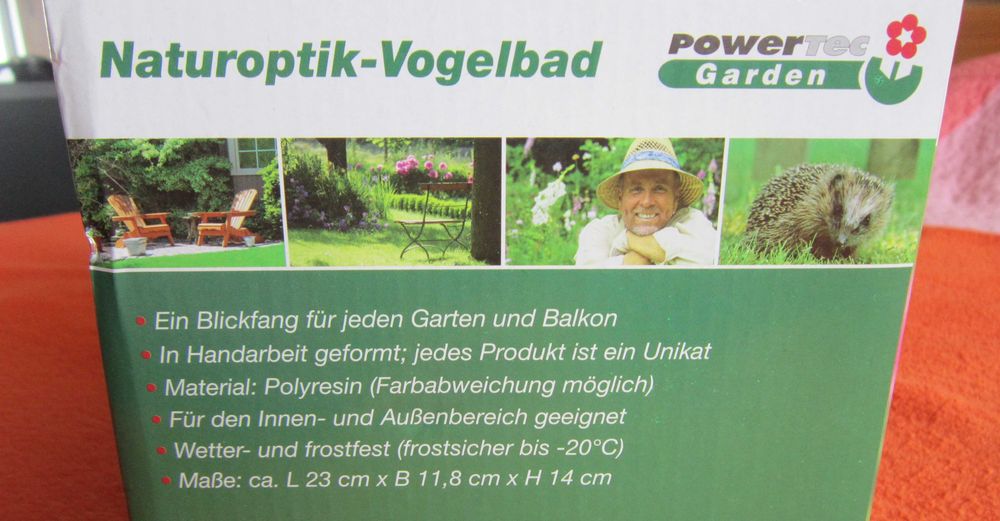 vara - iarna fantana pentru pasarele (nou) -un cadou inedit