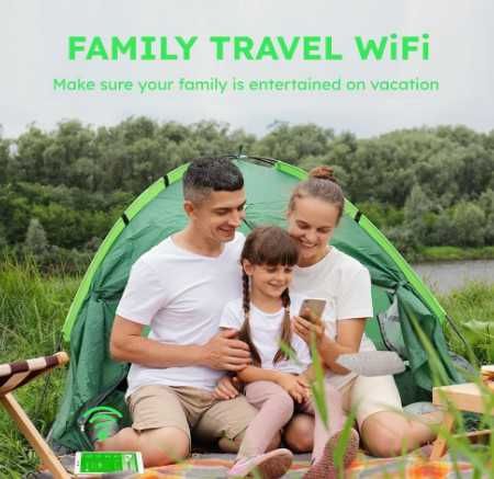 Мобилен рутер GlocalMe G4 Pro, 4G LTE Mobile Hotspot, 5"