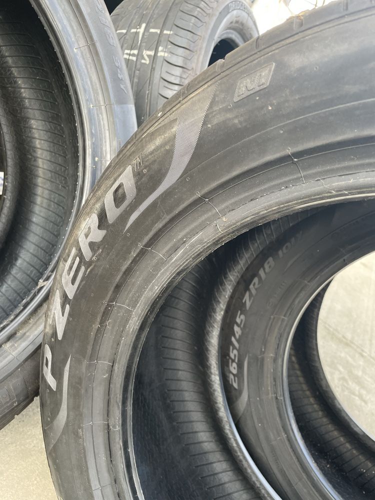 2 Anvelope vara 265 45 18 Pirelli P Zero 101Y dot2017 ca NOI