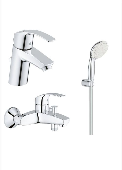 Pachet 3 in 1 baterii baie  Grohe Eurosmart