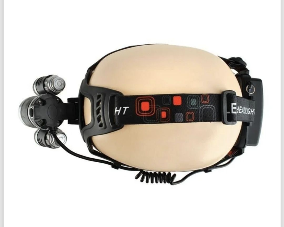 Челник за глава Head Lamp с акумулаторна батерия туристически челник