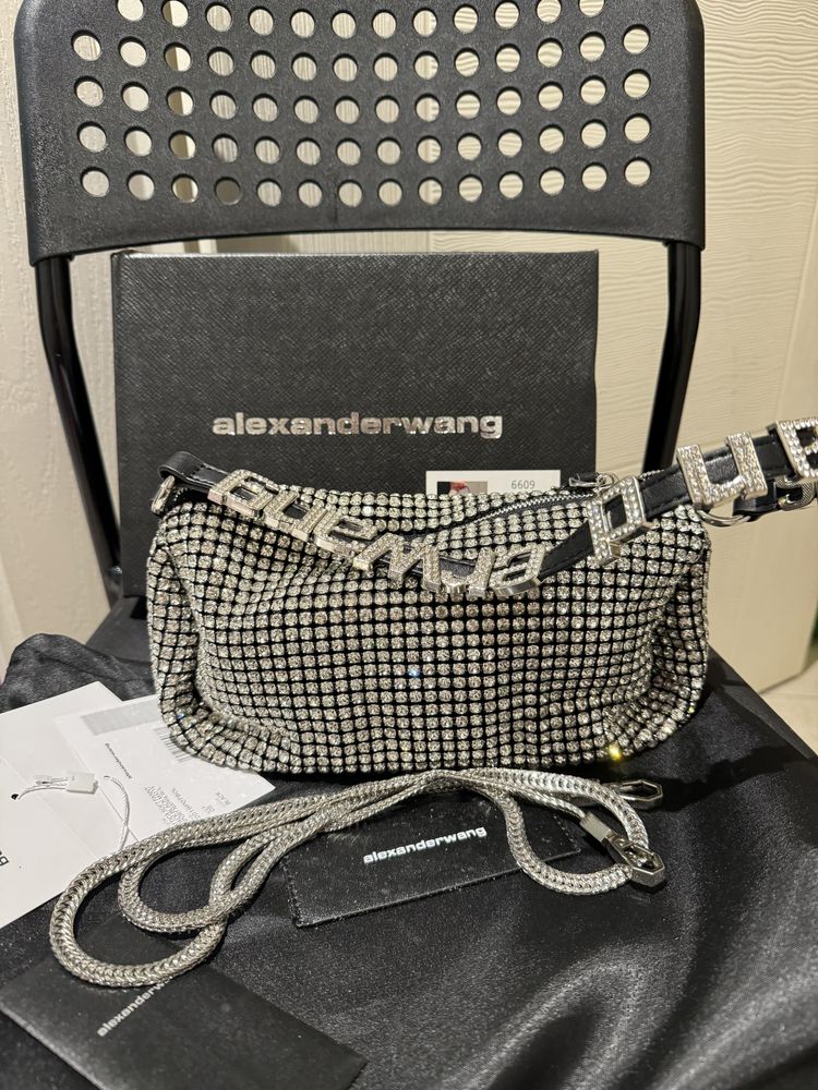 Дамска чанта Alexander Wang bling bling 17*10*7cm