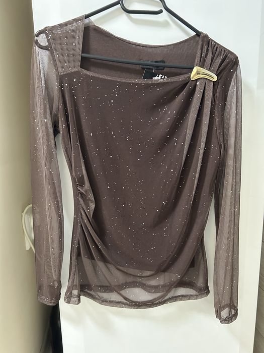 Дамска блуза с бляскав ефект