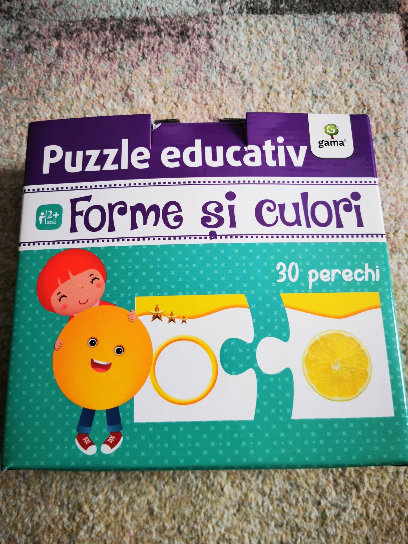 Puzzle educativ forme si culori