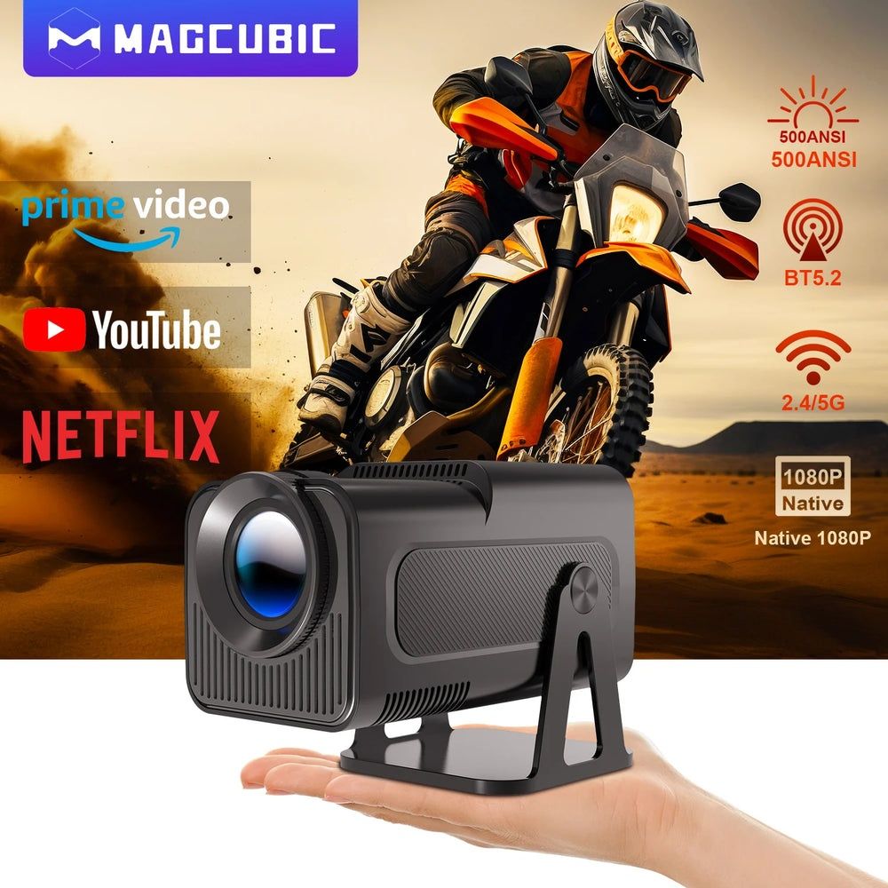 Videoproiector Smart Magcubic HY320NTV, Licenta Oficiala Netflix,1080p