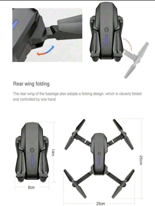 Dronă E88Pro cu cameră dublă. Preț negociabil