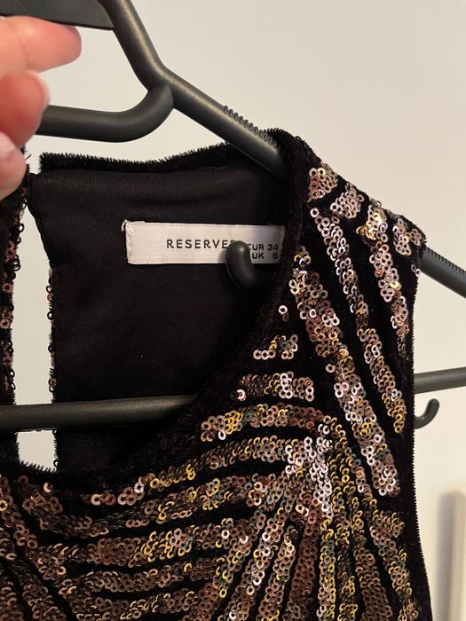 Rochie paiete roze scurta