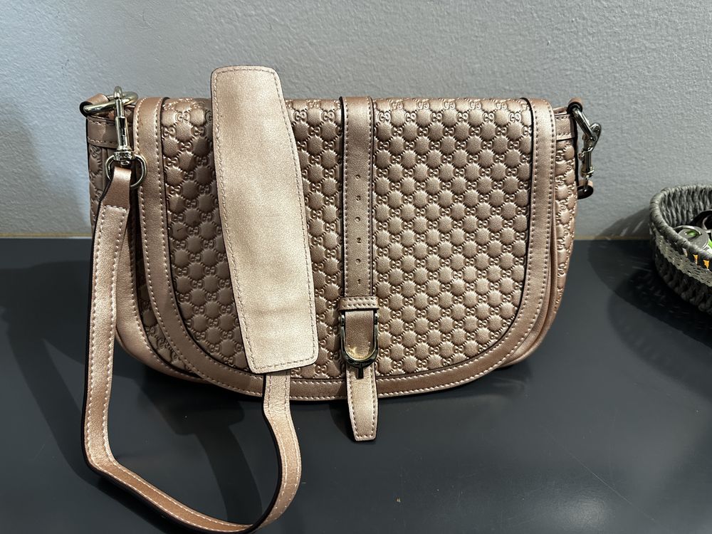 Розова чанта Gucci