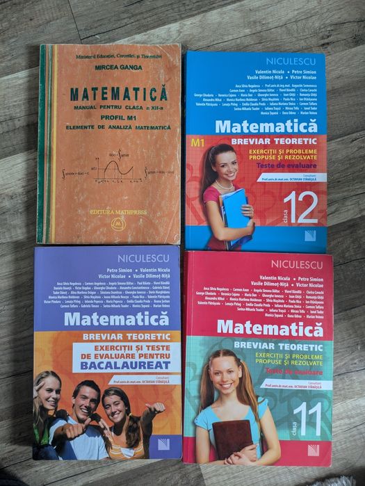 Set de 18 cărți de matematică