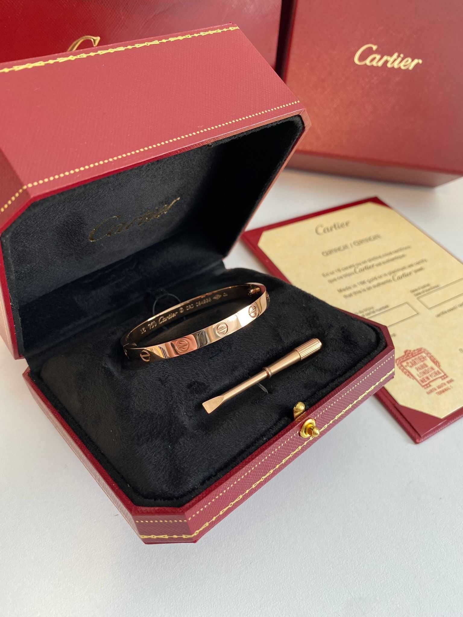 Brățară Cartier LOVE 21 cm Rose Gold 750