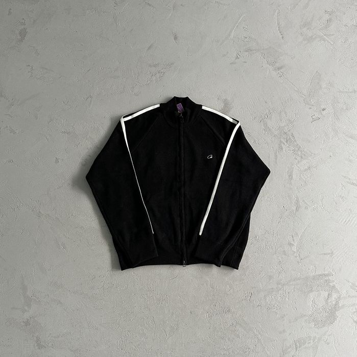 Corteiz Knit Zip Up Fleece Black