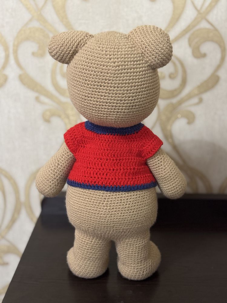 Вязаная игрушка Мишка,  ручной роботы Медведь, и на заказ