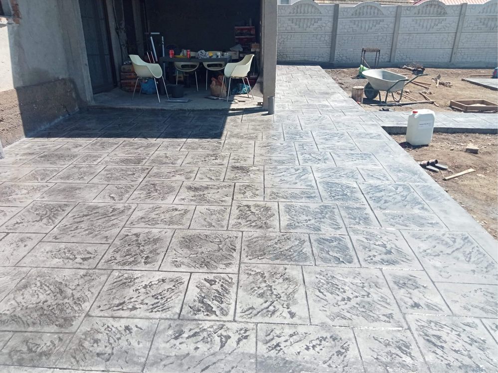 Beton amprentat si elicopterizat