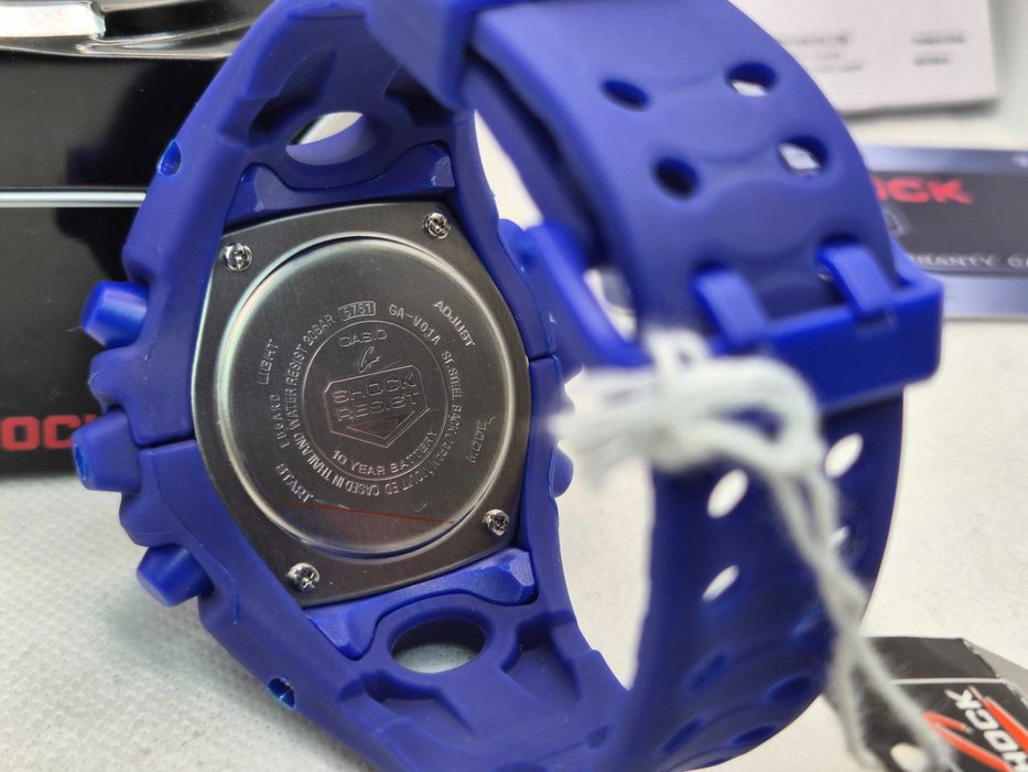 Ceas Sport Casio g shock GA-V01 albastru, Nou,Garantie 2 ani