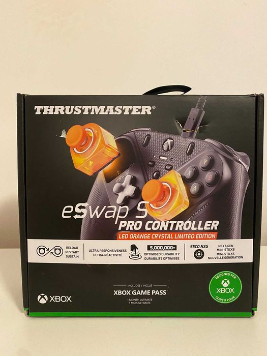Controler Thrustmaster Eswap S led orange crystal limited edition