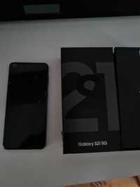 Samsung  galaxy  gray s21  full box