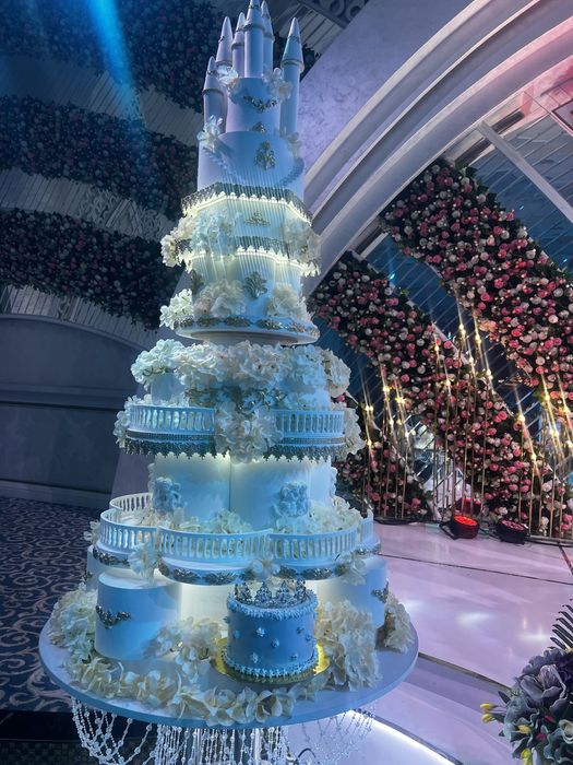 Шоу-торт 2 метр и Тяжелый Дым для свадебных мероприятий