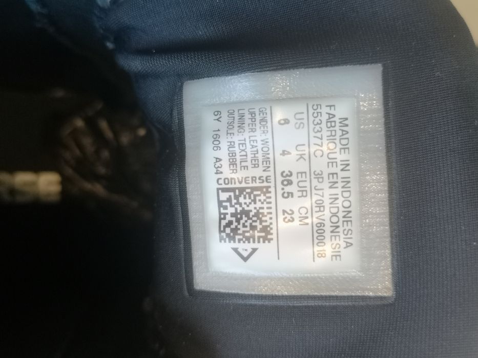 Converse, кецове естествена кожа, номер 36. 5