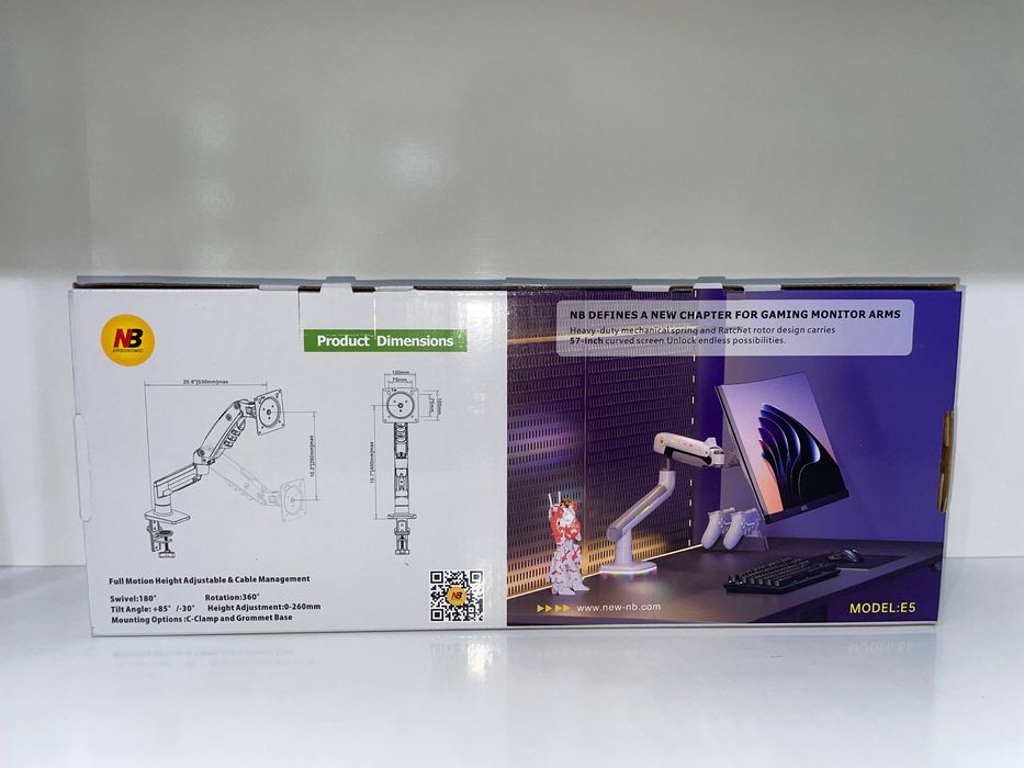 Кранштейн для монитора New balance F-80, F-80XE