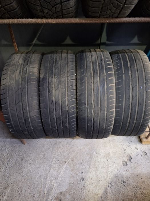 Vand 4 jante aluminiu 225/45/ZR/17/91W cu anvelope de vară