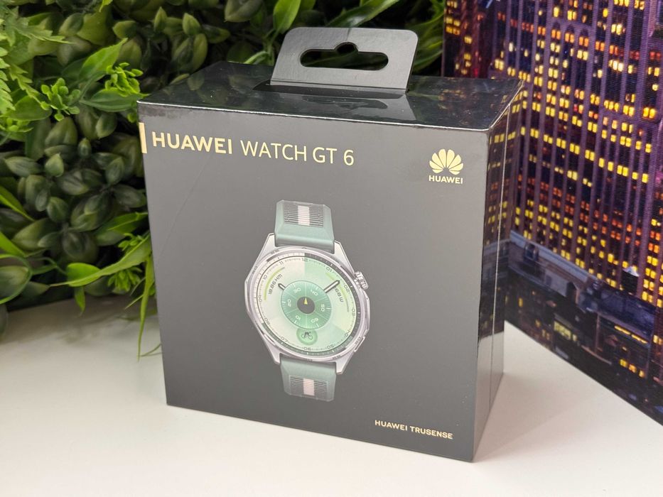 ! НоВо ! Huawei Watch GT6 Green 46mm 2г Гаранция