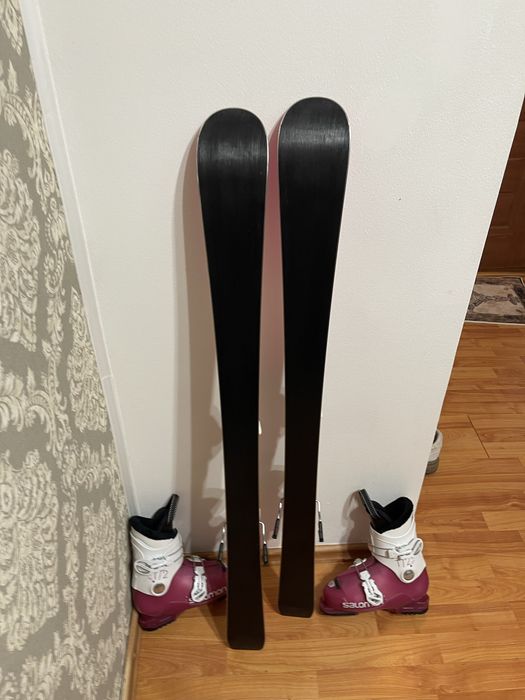 Schiuri copii 110 cm atomic cu clapari skiuri