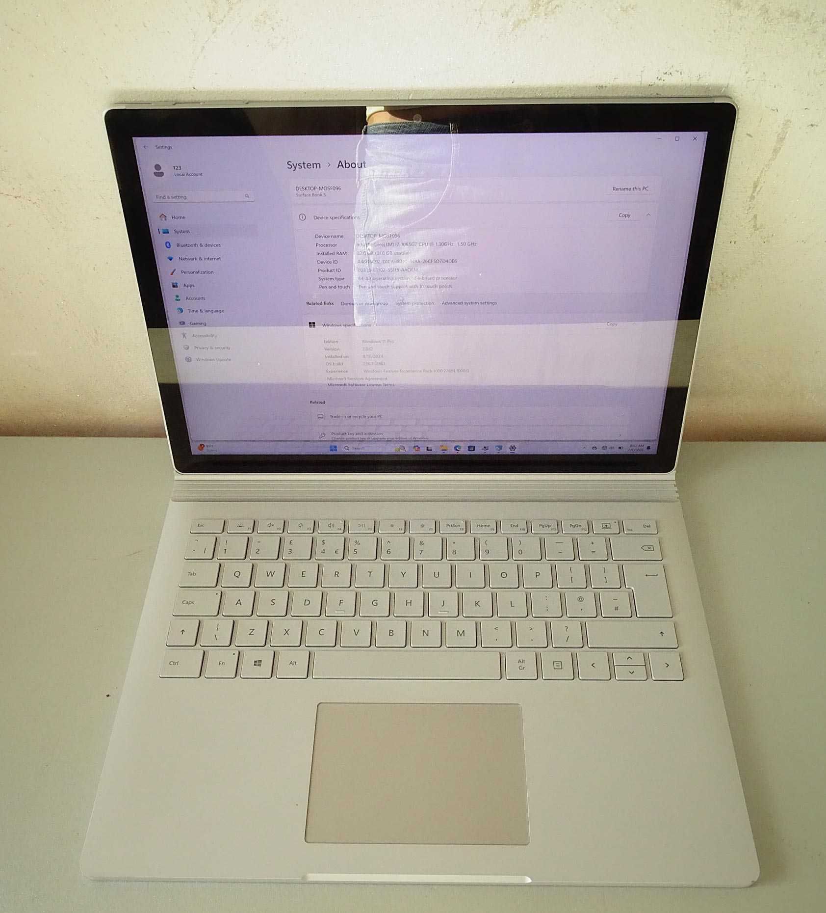 Лаптоп Microsoft Surface Book 3 13" i7-1065G SSD 1TB RAM 32 GB GTX1650
