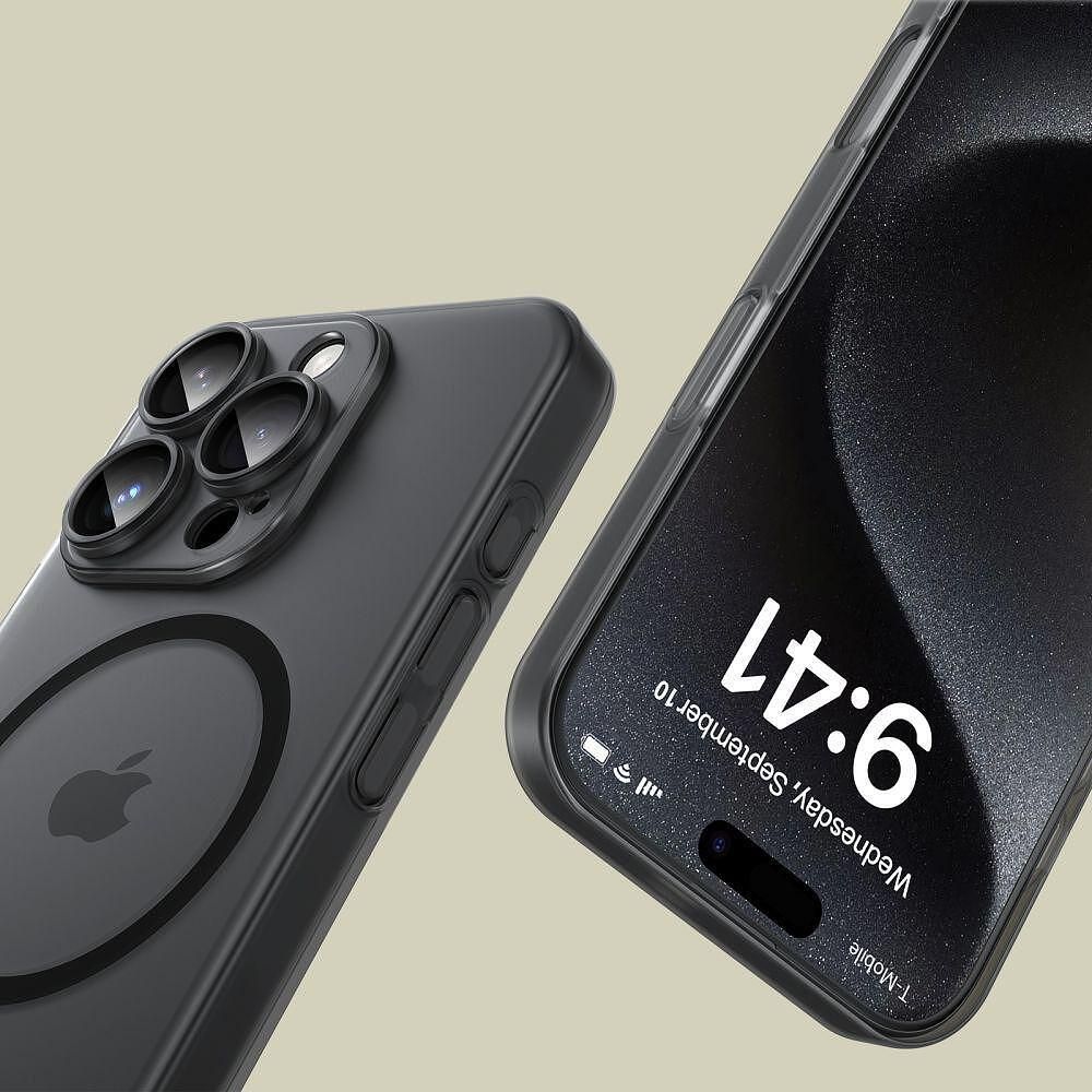 Tech-protect magslim magsafe калъф за iphone 16e - matte black