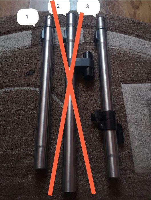 Țeavă, tija telescopica aspirator