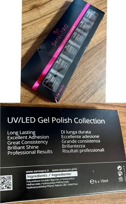 Set 6 oje semipermanente ‘One Step’ SensoPRO Milano