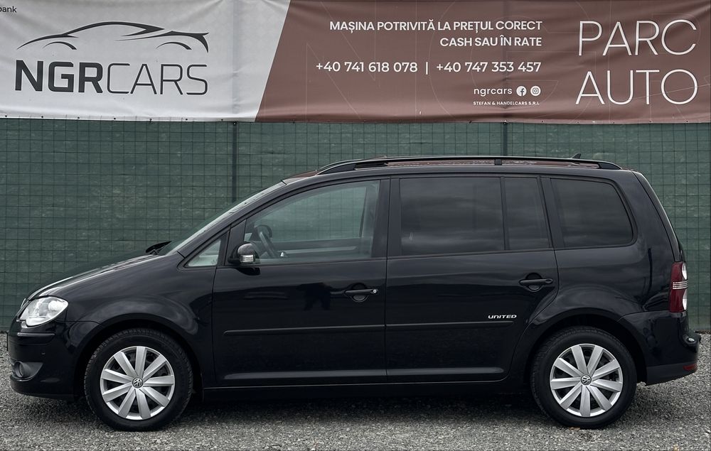 Vw Touran United 7 locuri 1.9 Tdi DSG RATE/TRANSPORT/NUMERE ROSII