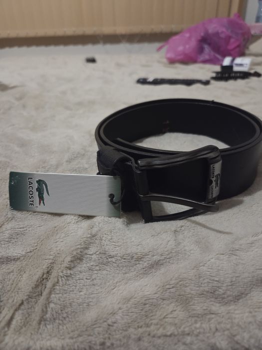 Мъжки колан Lacoste – 100% естествена кож