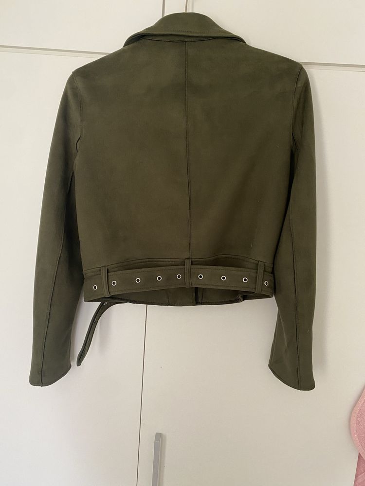 Късо кафифено яке ZARA
