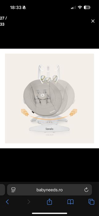 Balansoar electric Lionelo