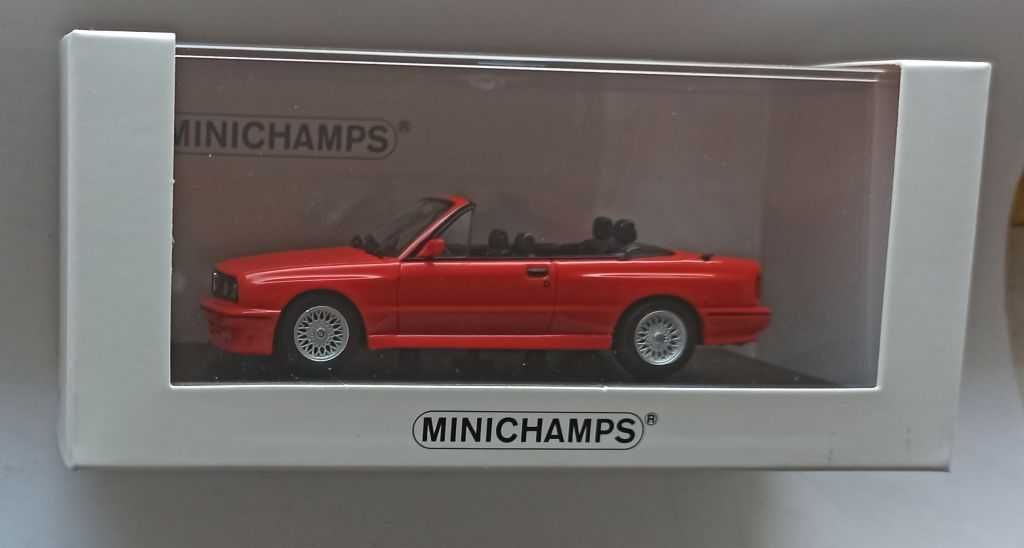 Macheta BMW M3 E30 Convertible 1988 red - Minichamps 1/43