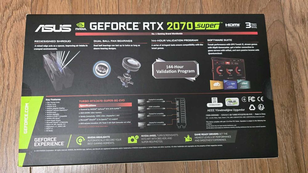 ASUS Geforce RTX 2070 Super (Turbo)