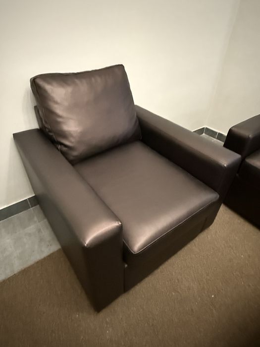 Диван и два кресла эко-кожа