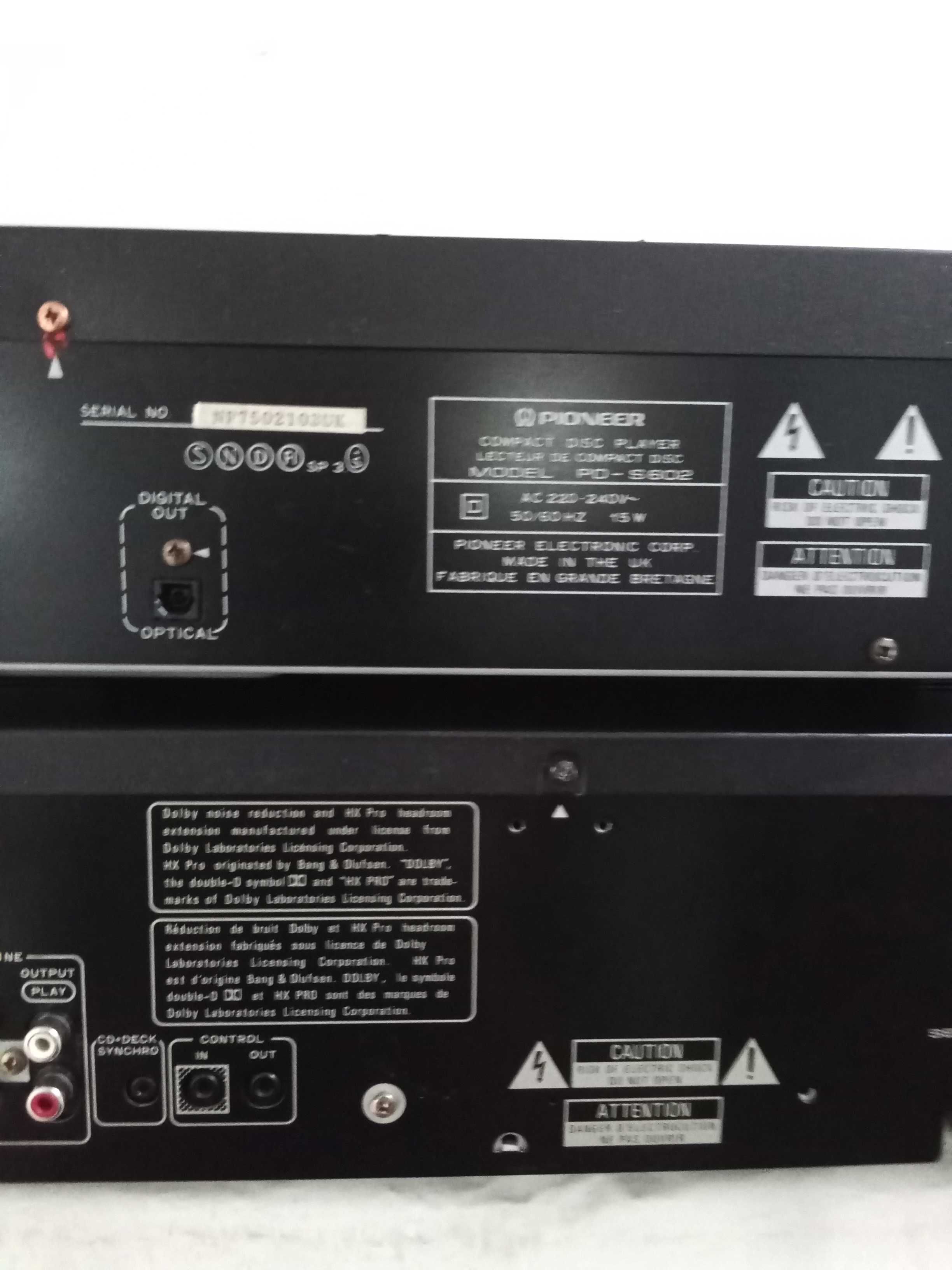 Pioneer CT S609R deck, Pioneer PD S602 cd player