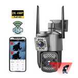 Camera de Supraveghere PTZ Wi-Fi, TSS-H803-W, cu Doua Lentile,Full HD