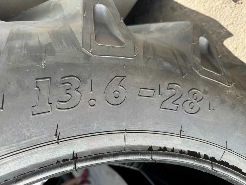 Anvelope noi 13.6-28 cu 8 pliuri marca BKT cu garantie