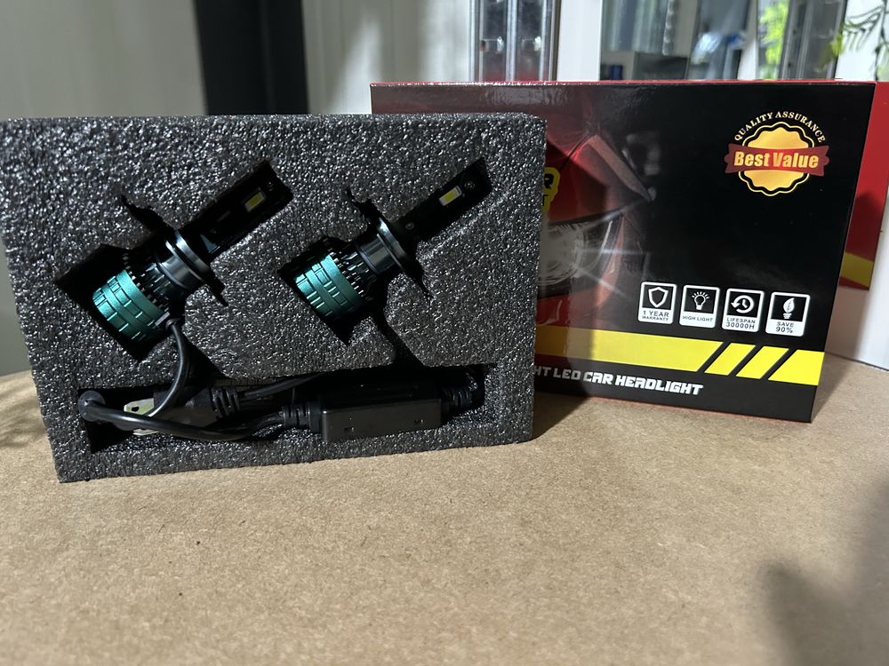 Set becuri led Auto H7 120W/220W.