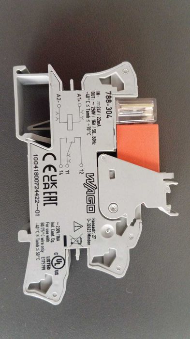 Реле WAGO 788-304 (relay module) - 4 шт.