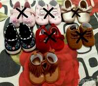 Бебешки шапки, ленти за глава и бебешки обувки
