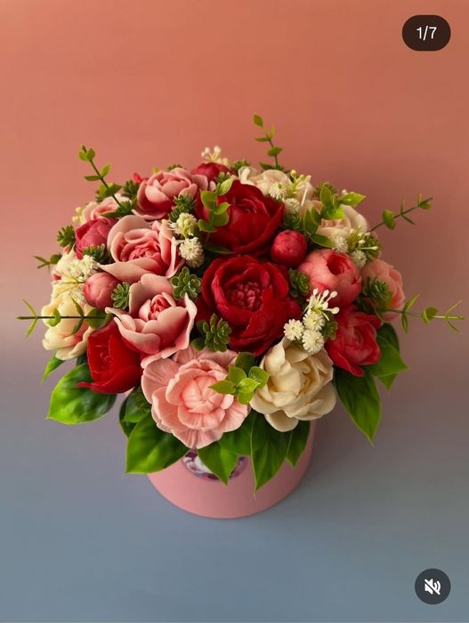 Букеты цветов из мыла!